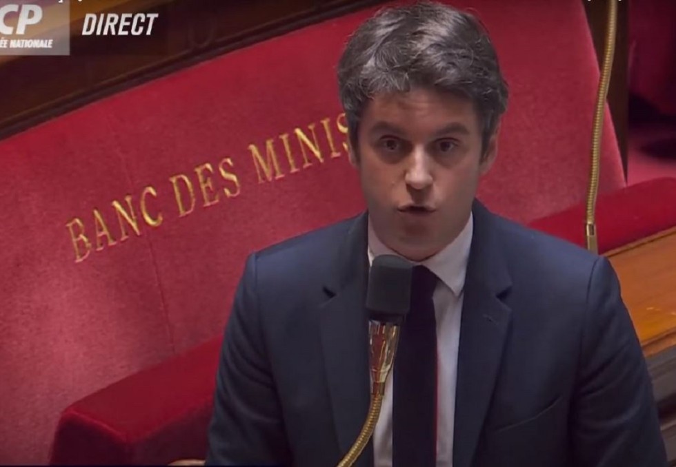 Gabriel Attal à l'Assemblée nationale 