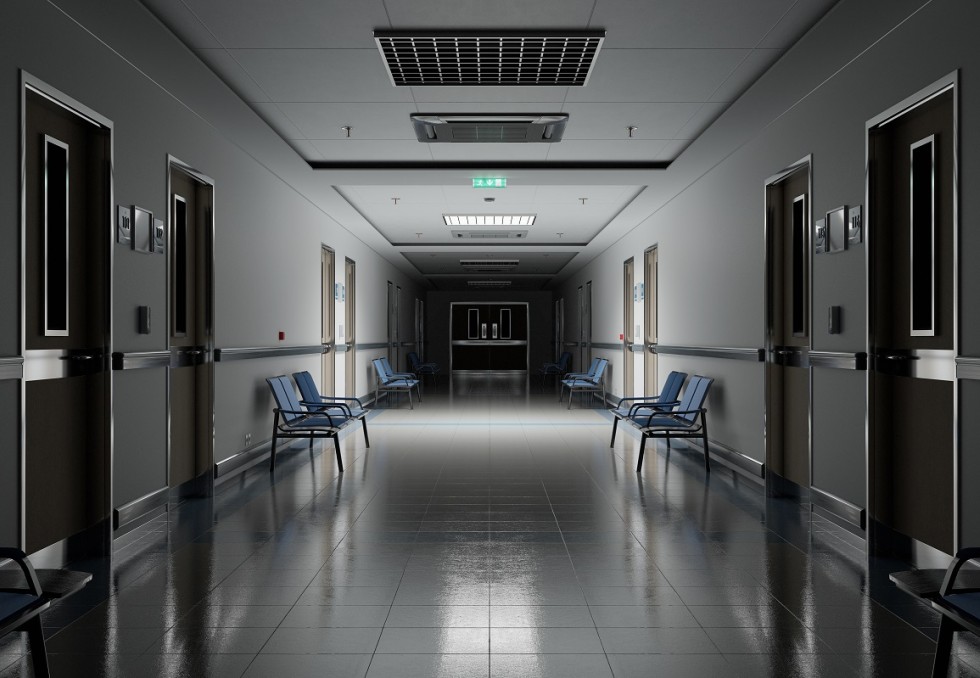 Couloir d'hôpital