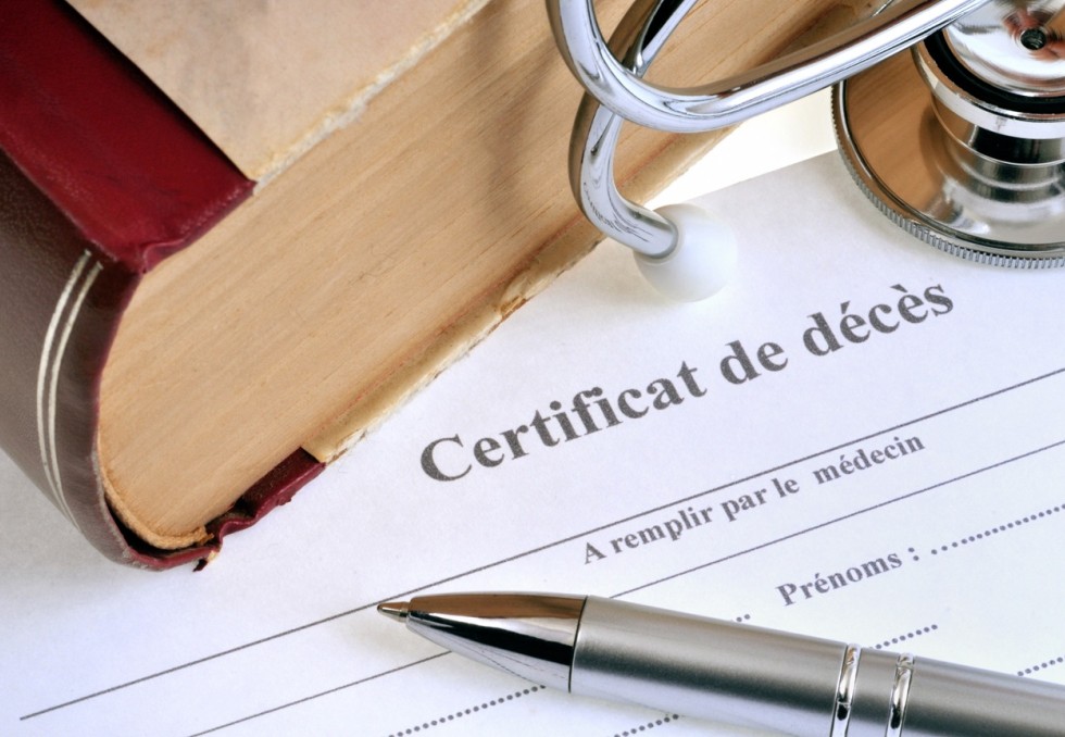 certificat de décès